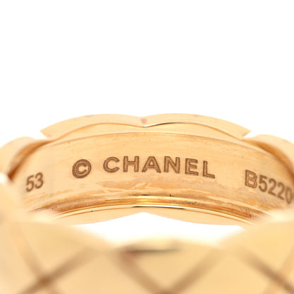 Chanel 18K Yellow Gold Small Coco Crush Ring 53 6.5 4 of 5
