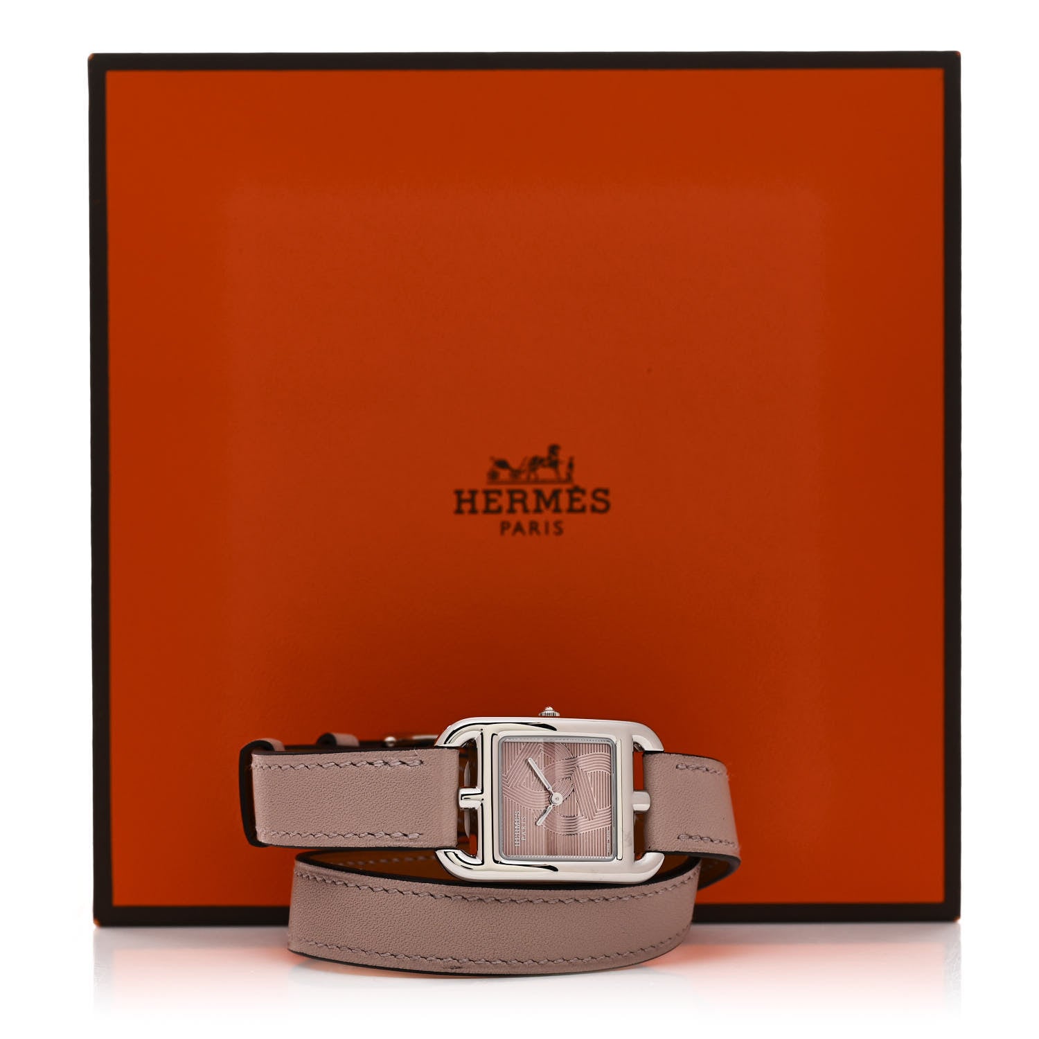 Hermes Stainless Steel Athena 23mm Cape Cod Chaine d’Ancre Double Tour Quartz Watch Glycine 5 of 5