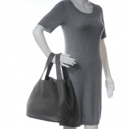 Hermes Taurillon Clemence Picotin Lock GM Graphite 2 of 8
