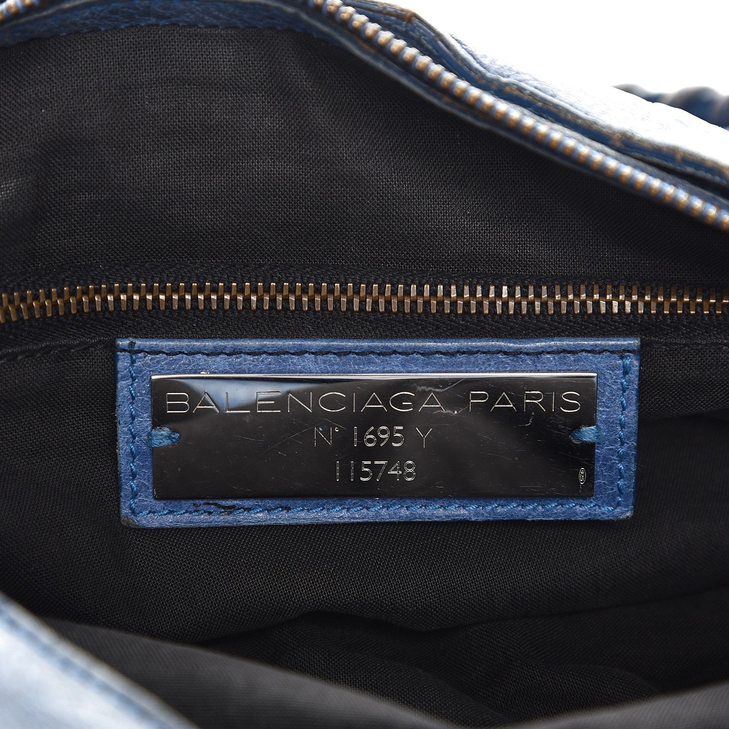 Balenciaga Chevre Classic Hardware City Cornflower Bleu 9 of 28