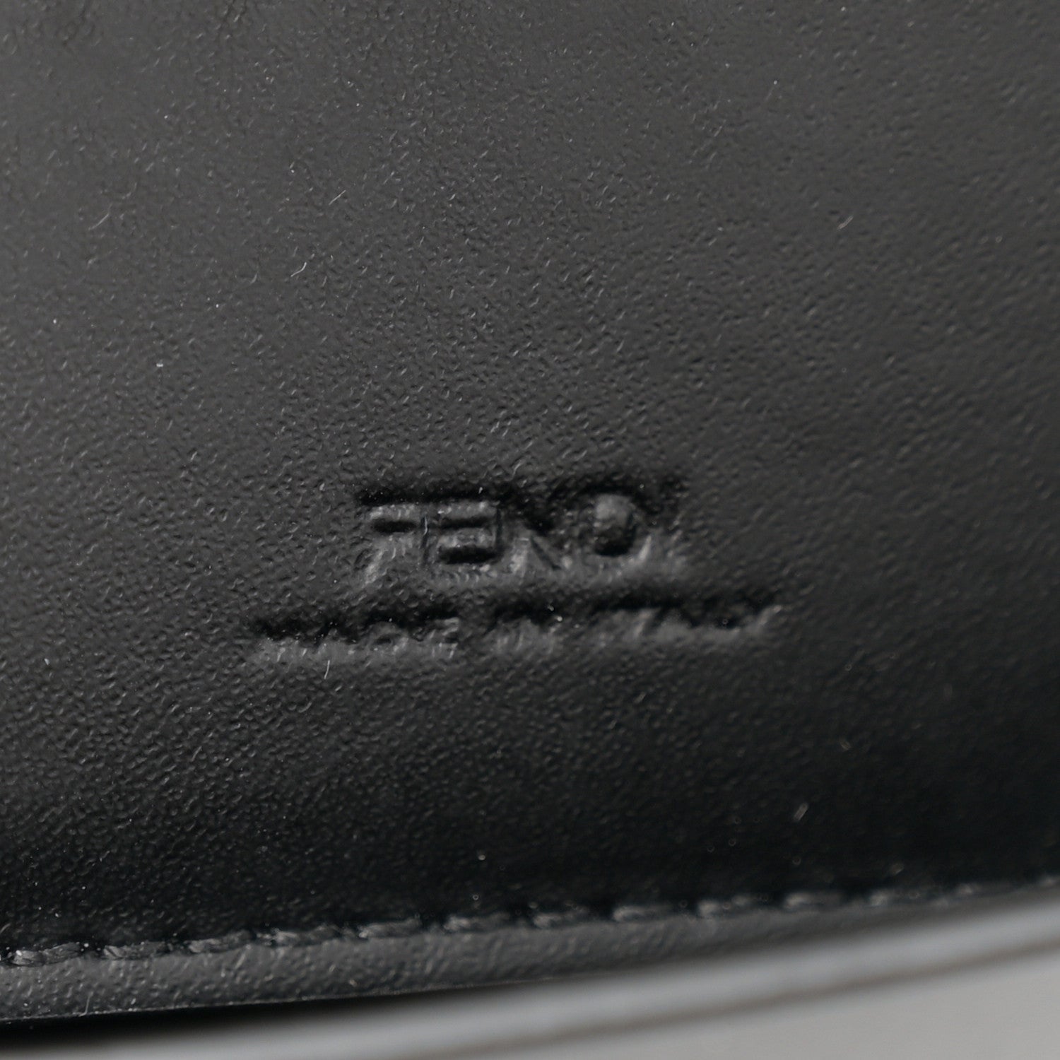 Fendi Vitello Liberty Sfumato Phone Baguette Black 6 of 10