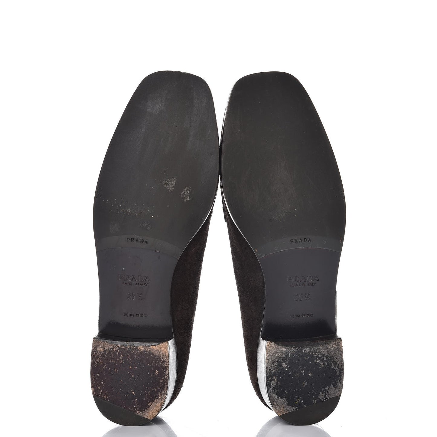 Suede Scamosciato Loafers 35.5 Ebano