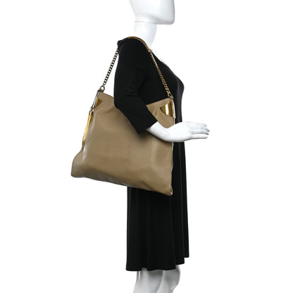 Gucci Lambskin 1970 Large Shoulder Bag Beige 2 of 14