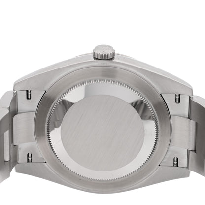 Rolex Stainless Steel 18K White Gold 41mm Oyster Perpetual Datejust Watch Silver 116334 4 of 5