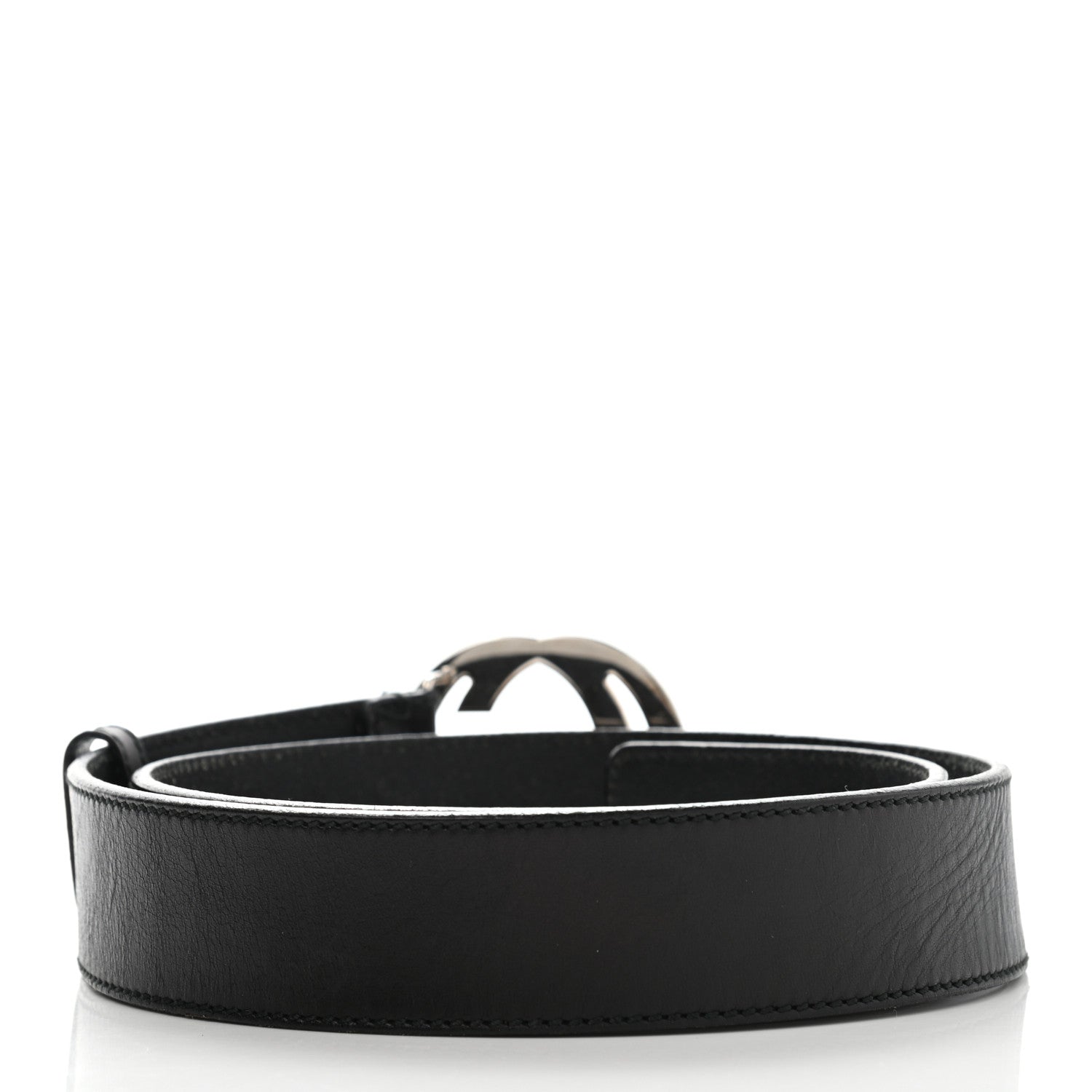 Gucci Calfskin Interlocking G 40mm Belt 90 36 Black 2 of 9