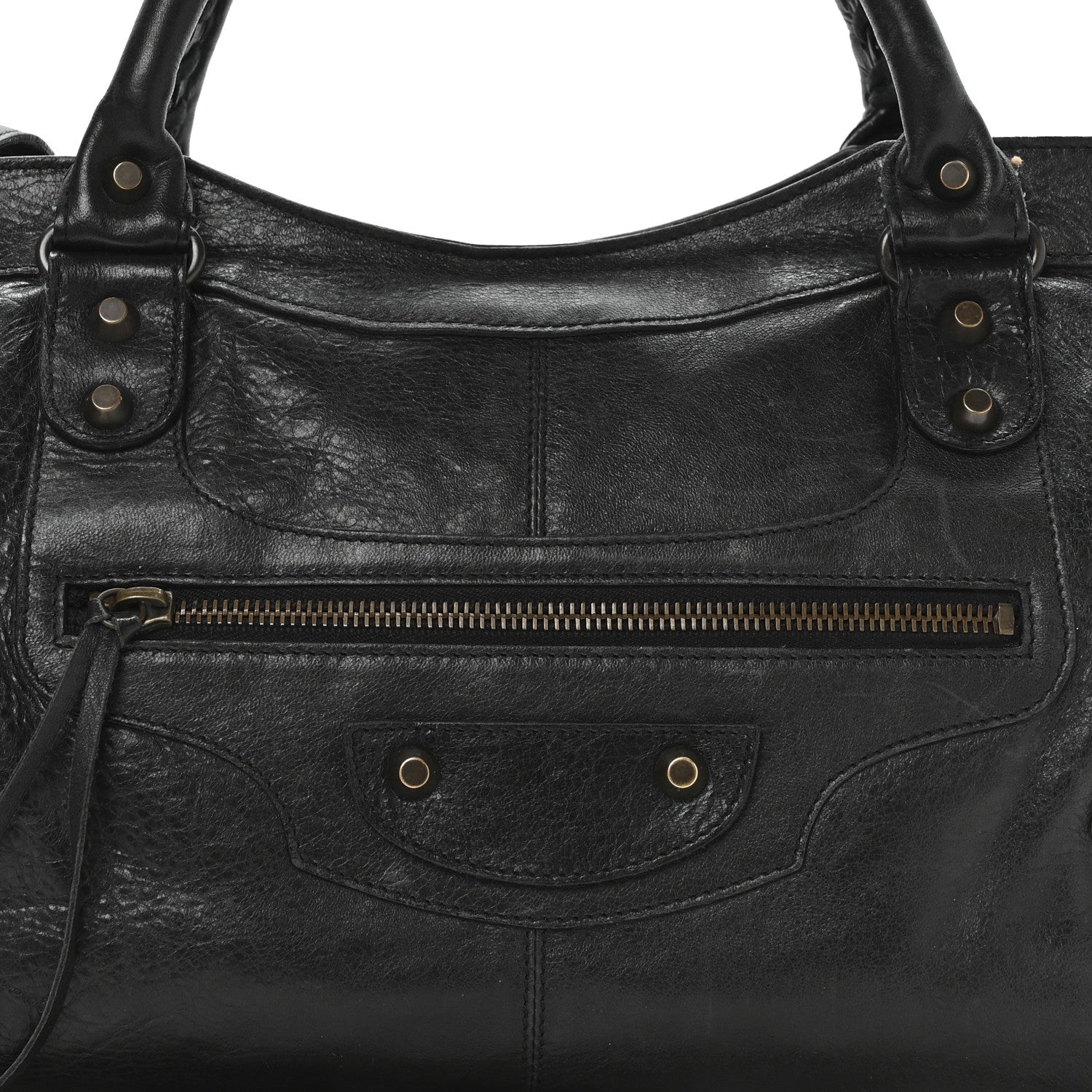 Balenciaga Agneau Classic Hardware Part Time  Black 8 of 12