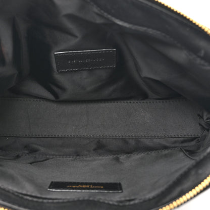 Saint Laurent Lambskin Quilted Gaby Cosmetic Pouch Black 5 of 11