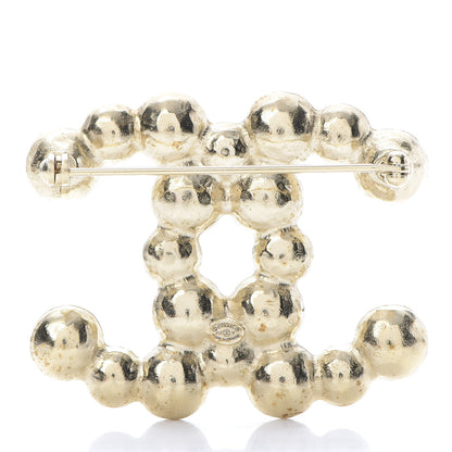 Chanel Pearl CC Brooch Gold Pearly White 3 of 6