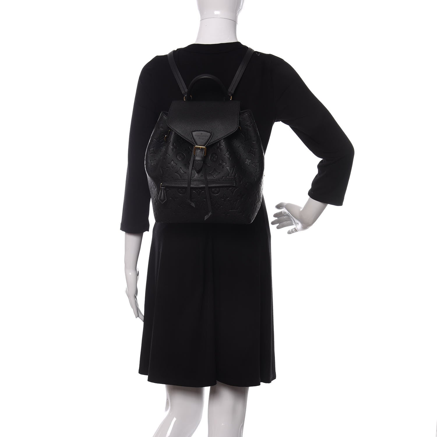 Louis Vuitton Empreinte Montsouris NM Backpack Black 2 of 9