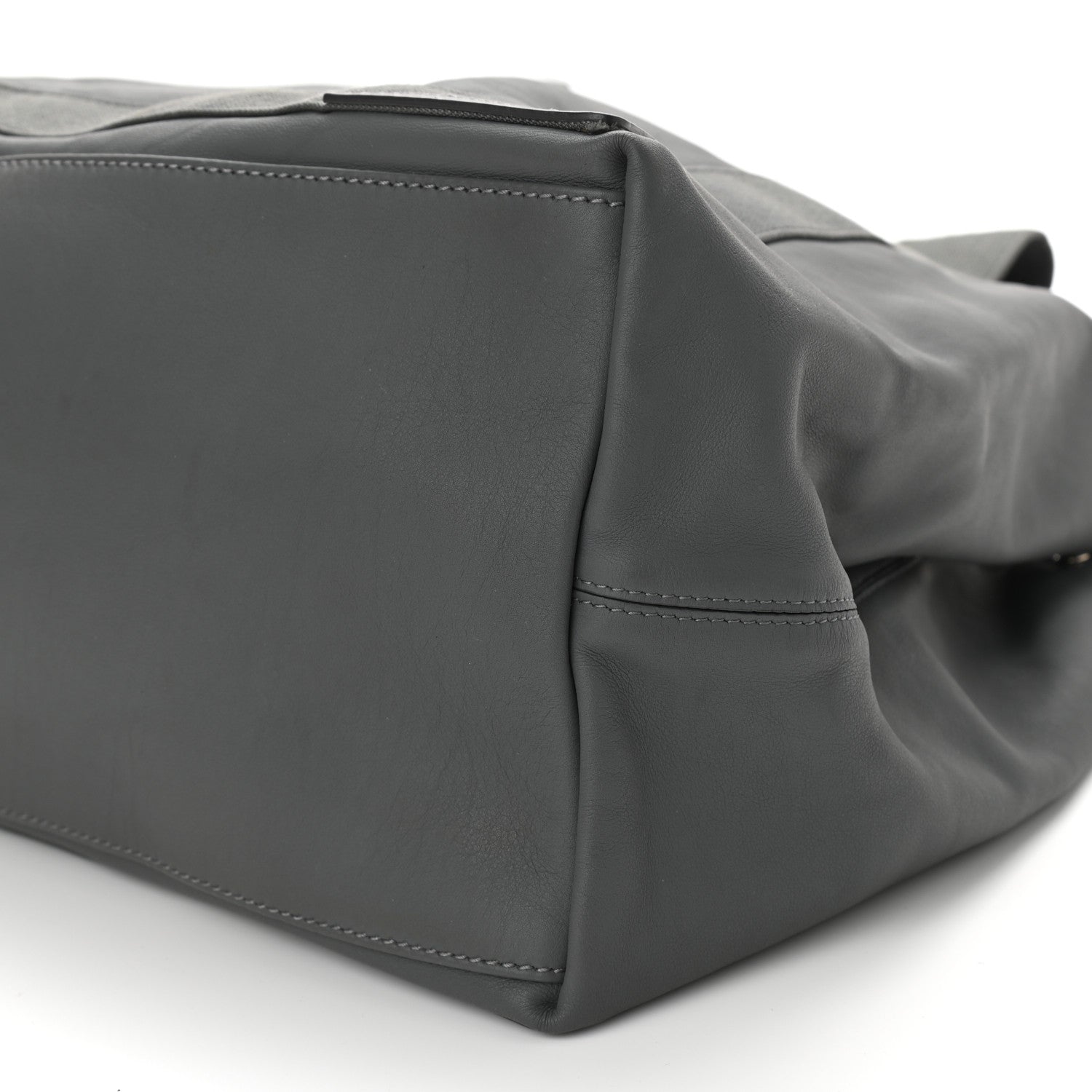 Balenciaga Calfskin Cabas M Shoulder Bag Gris Fossile 11 of 12