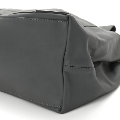 Balenciaga Calfskin Cabas M Shoulder Bag Gris Fossile 11 of 12