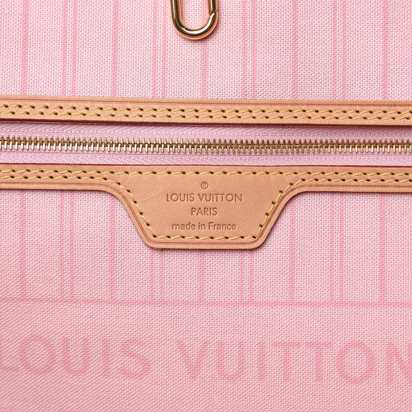 Damier Azur Neo Neverfull MM Rose Ballerine