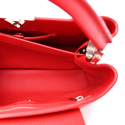 Louis Vuitton Taurillon Capucines PM Rubis 5 of 11