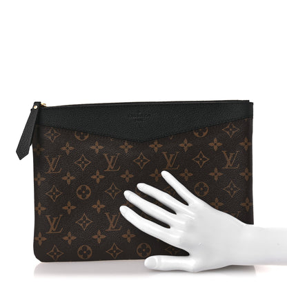 Louis Vuitton Monogram Daily Pouch Black 2 of 8