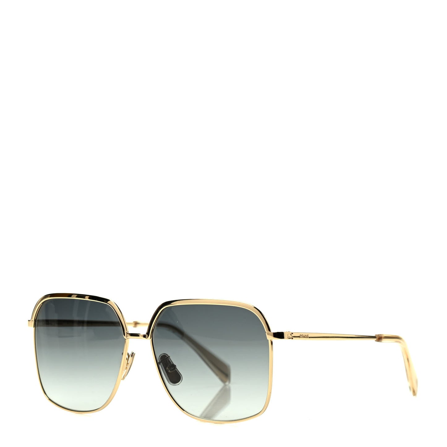 Square Sunglasses Shiny Endura Gold Gradient Smoke