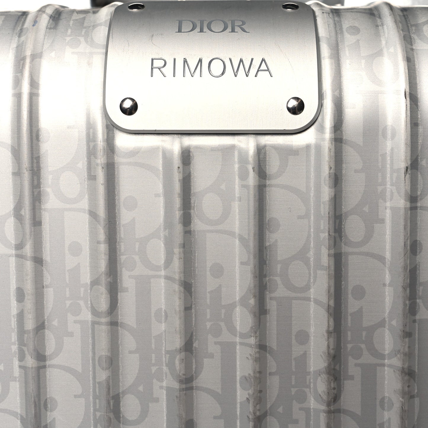 X RIMOWA Aluminum Gradient Cabin Luggage Silver