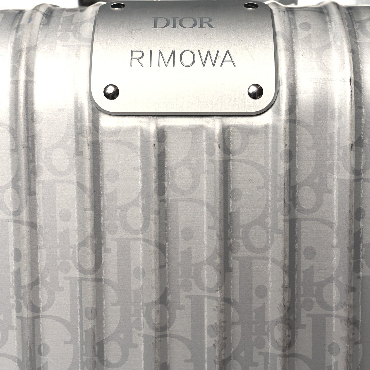 Christian Dior X RIMOWA Aluminum Gradient Cabin Luggage Silver 6 of 15