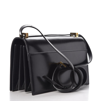 Saint Laurent Smooth Calfskin Medium Domino Shoulder Bag Black 3 of 7