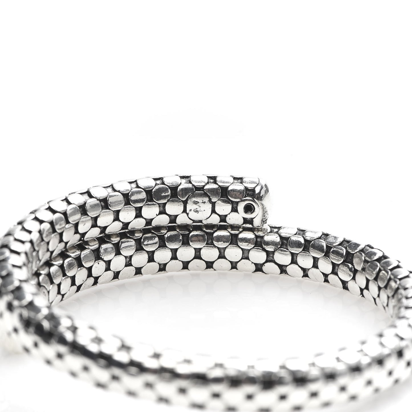 Sterling Silver Dot Coil Bracelet