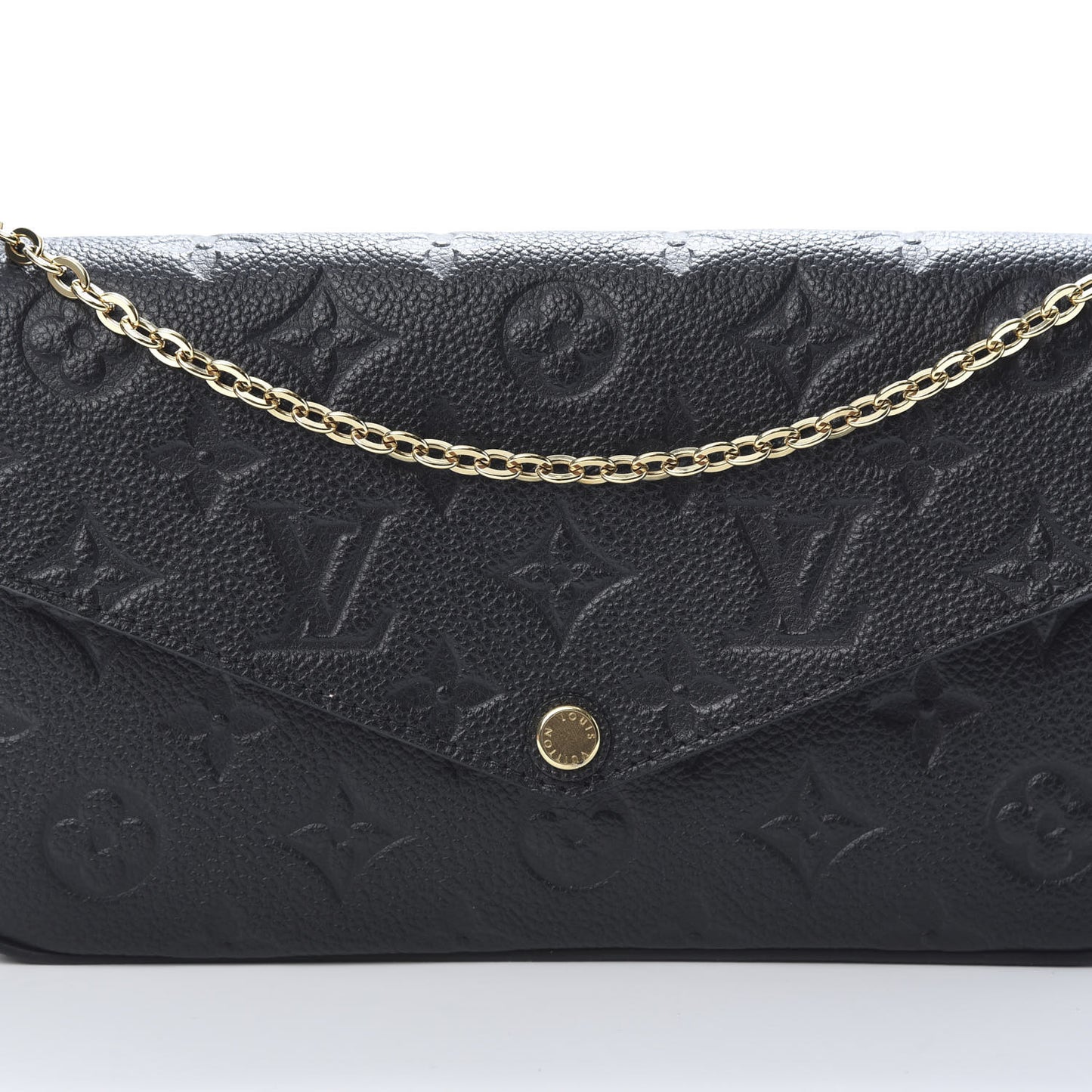 Empreinte Pochette Felicie Chain Wallet Black