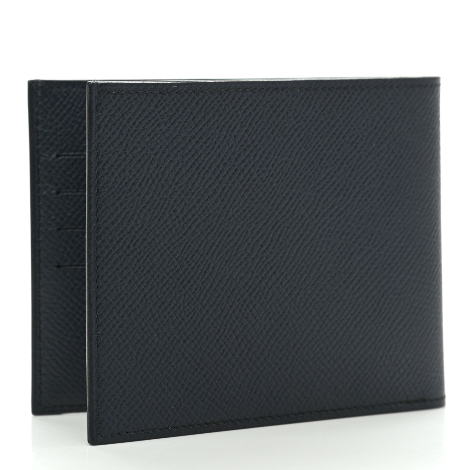 Hermes Epsom Citizen Twill Compact Wallet Bleu Indigo 3 of 9