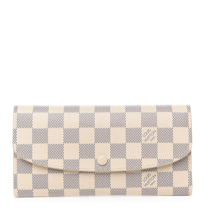 Louis Vuitton Damier Azur Emilie Wallet 1 of 9