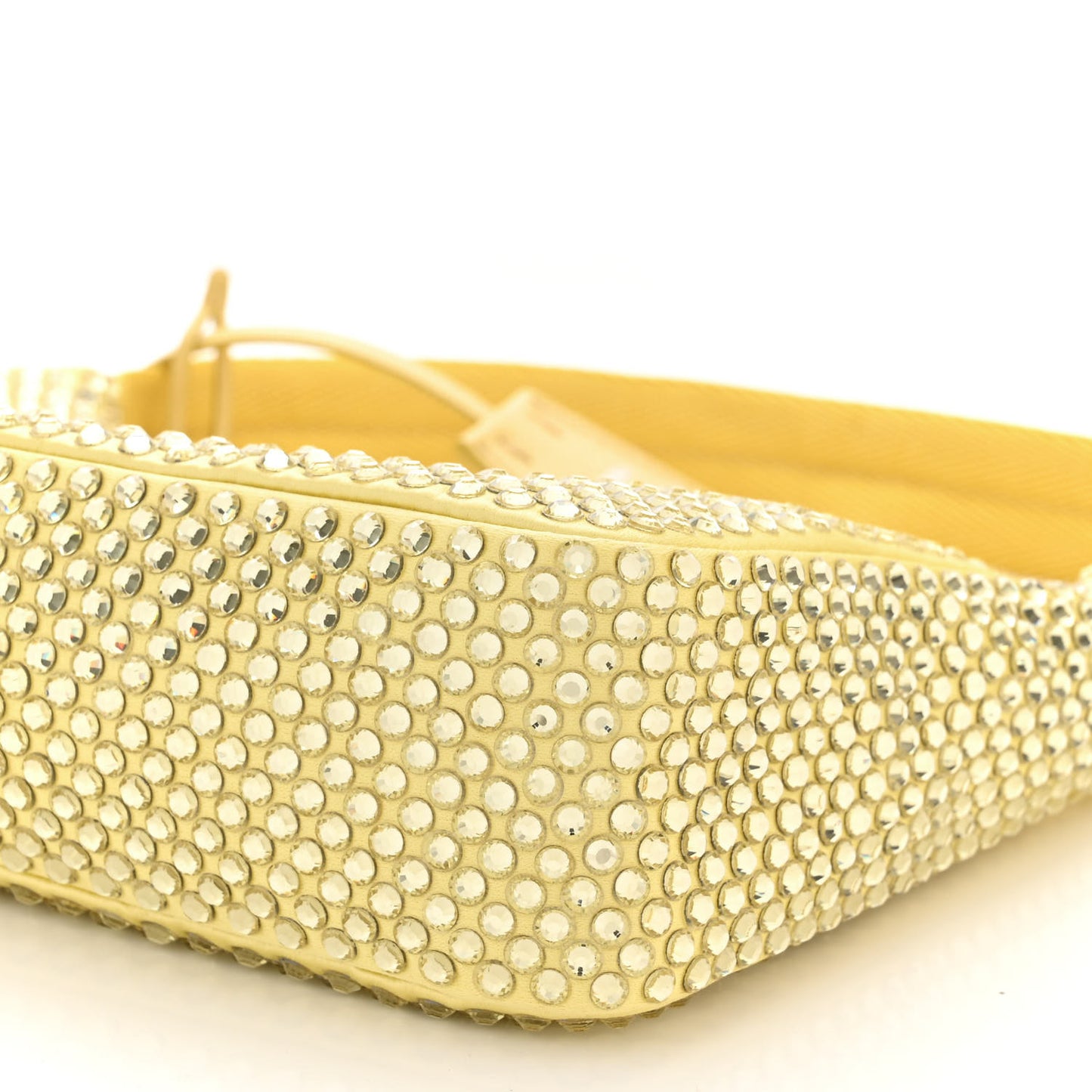 Satin Crystal Mini Re-Edition 2000 Bag Ananas