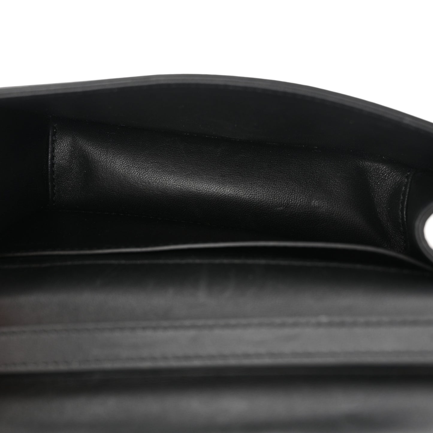 Calfskin Monochrome Vlogo Mini Loco Shoulder Bag Black