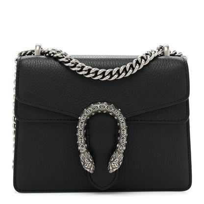 Gucci Calfskin Mini Dionysus Shoulder Bag Black 1 of 9