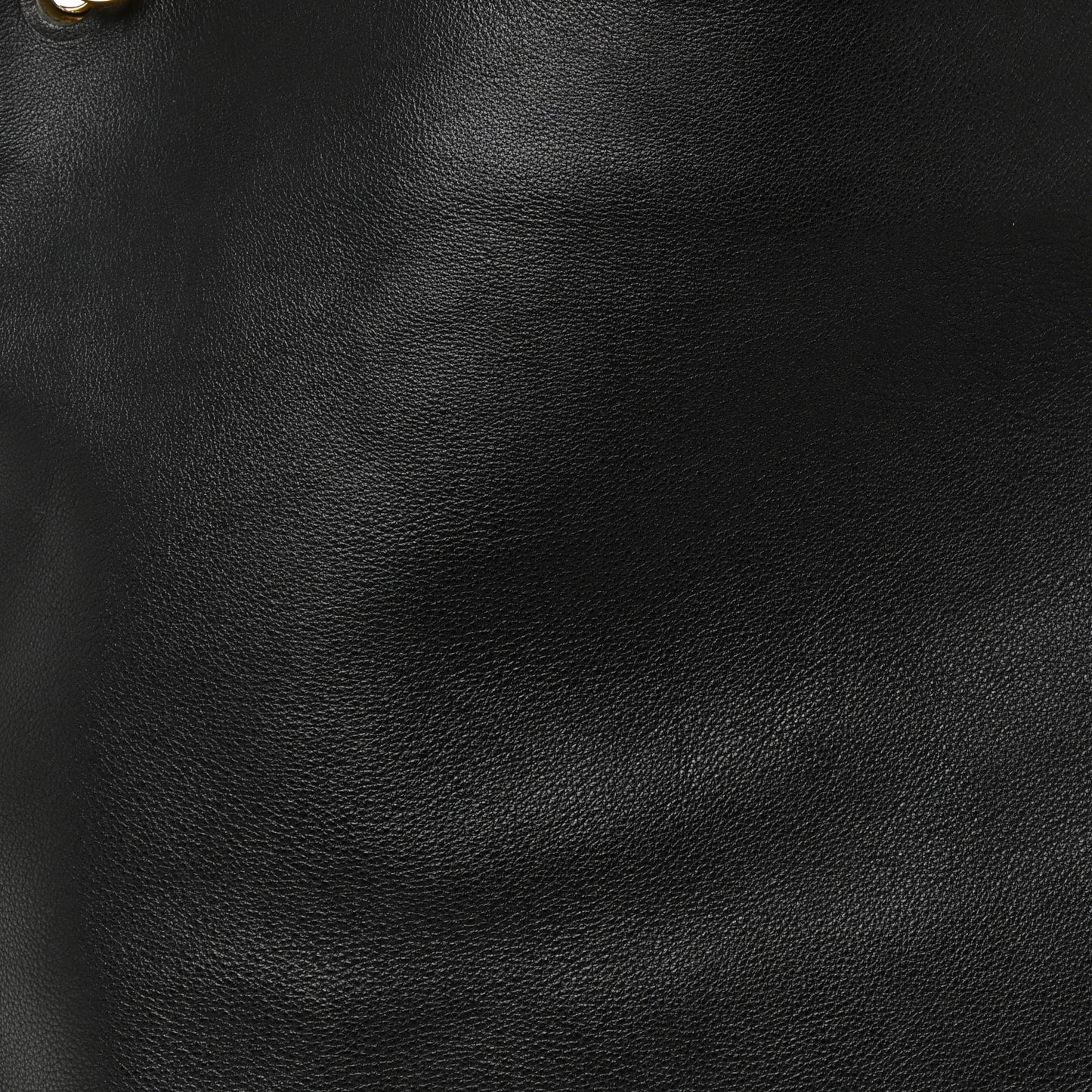 Calfskin Zipper Strap Hobo Black