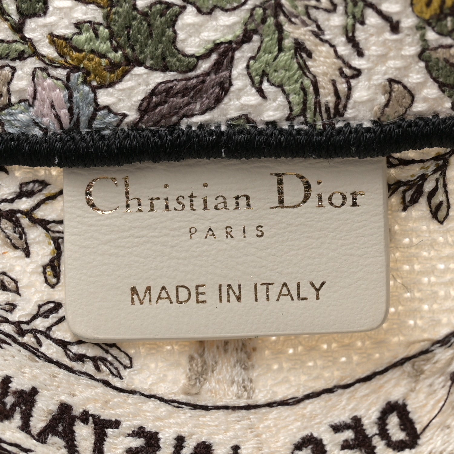 Christian Dior Canvas Embroidered Large 4 Saisons Hiver Soleil Book Tote Multicolor 6 of 10