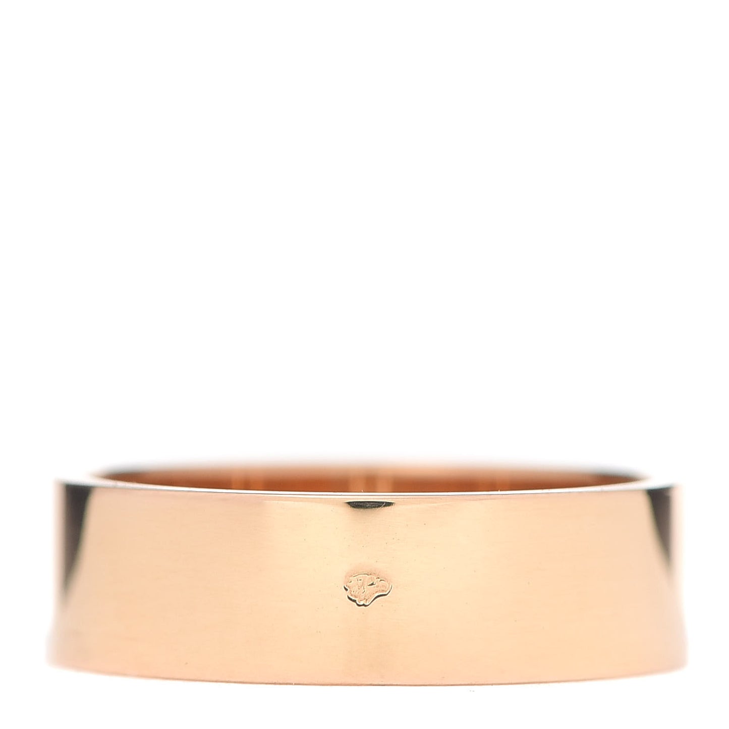 18K Rose Gold Diamond PM H D'Ancre Ring 52 6