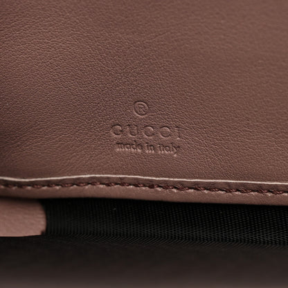 Gucci Patent Soho Zip Around Wallet Dark Cipria 6 of 7