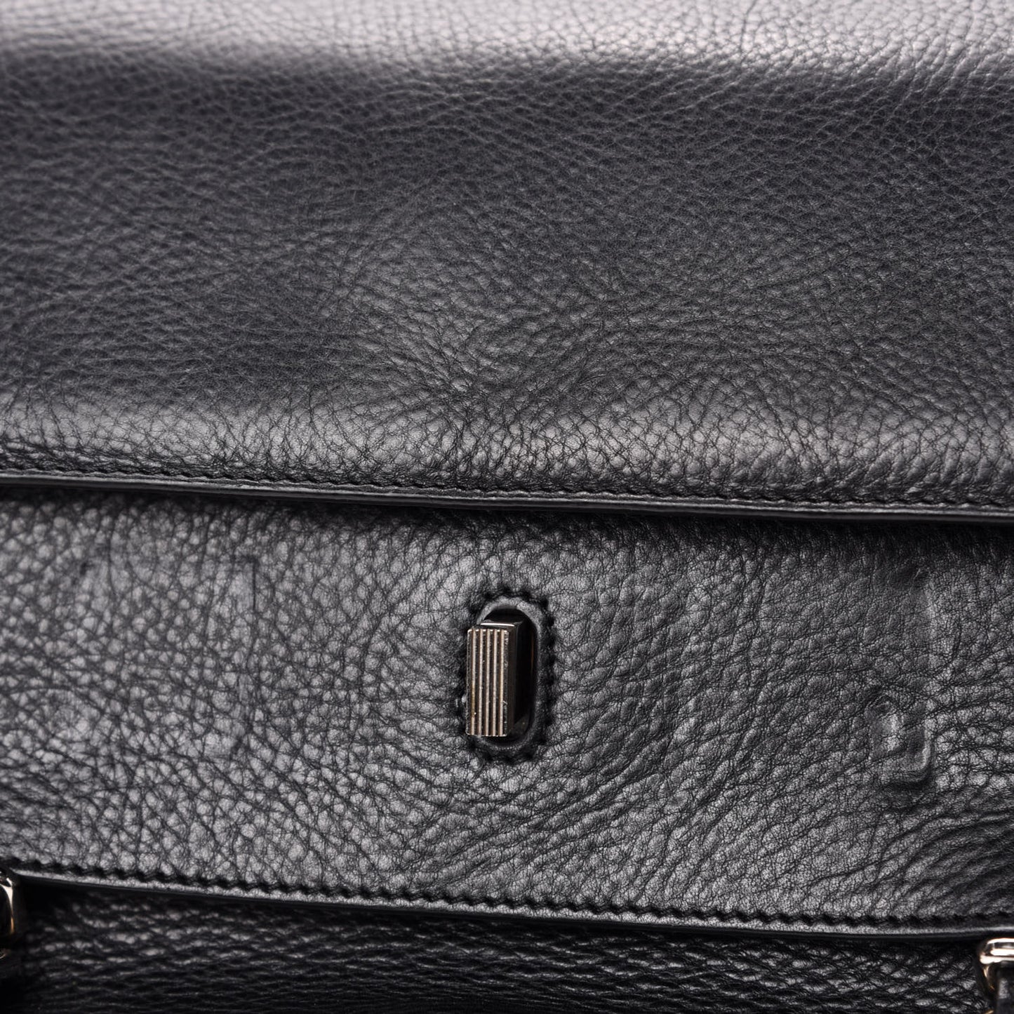 Calfskin PS11 Classic Shoulder Bag Black