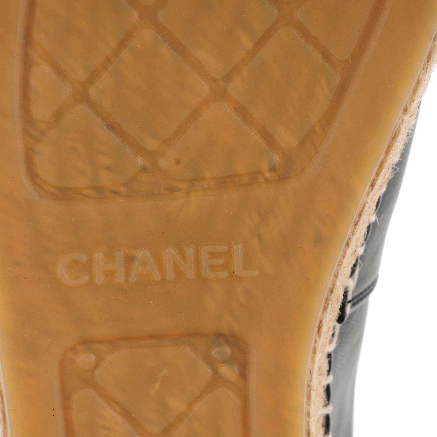 Chanel Lambskin CC Espadrilles 40 Black 7 of 9