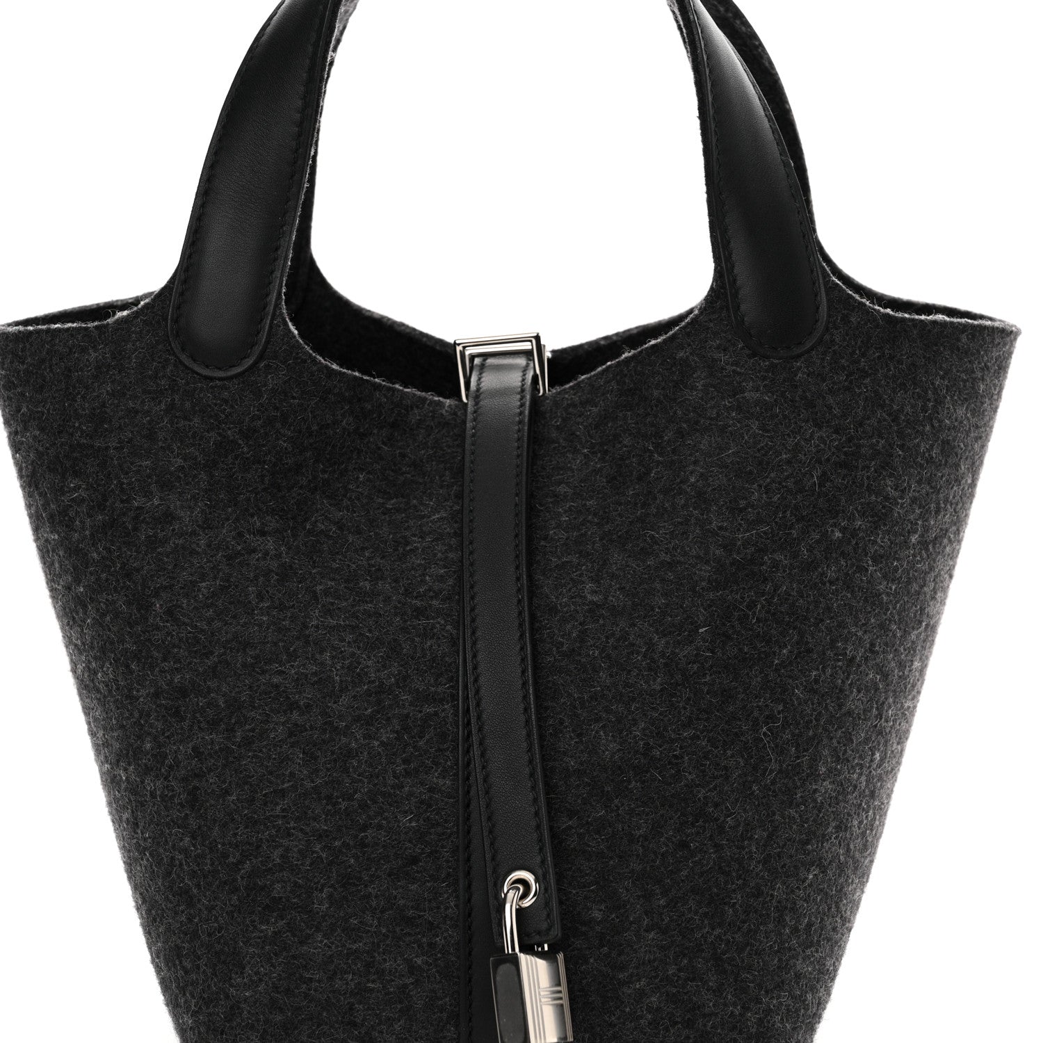 Hermes Feutre Swift Picotin Lock 18 PM Gris Moyen Black 8 of 10