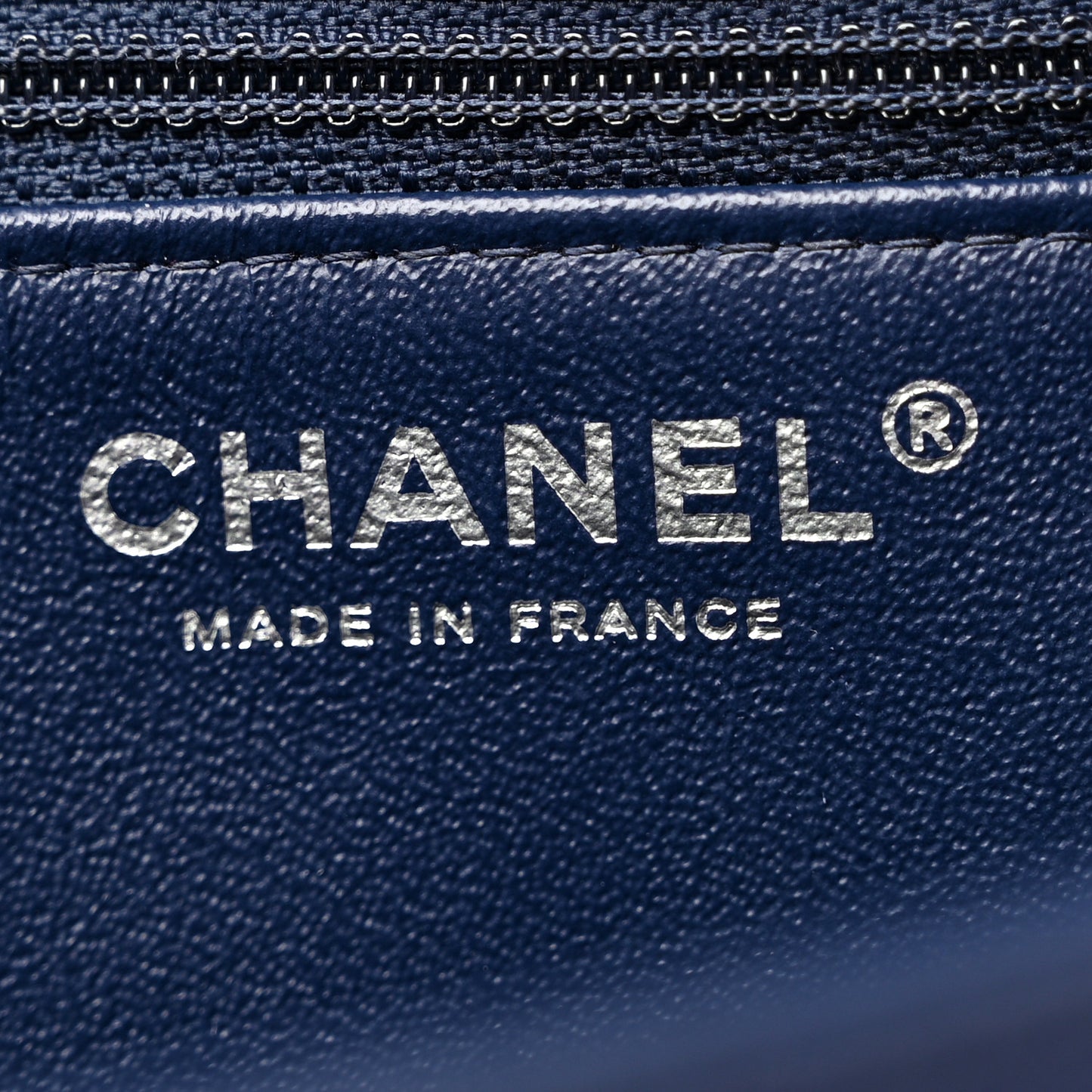 Lambskin Quilted Clutch Flap Blue
