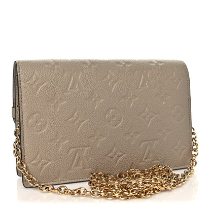 Louis Vuitton Empreinte Vavin Chain Wallet Tourterelle 3 of 9