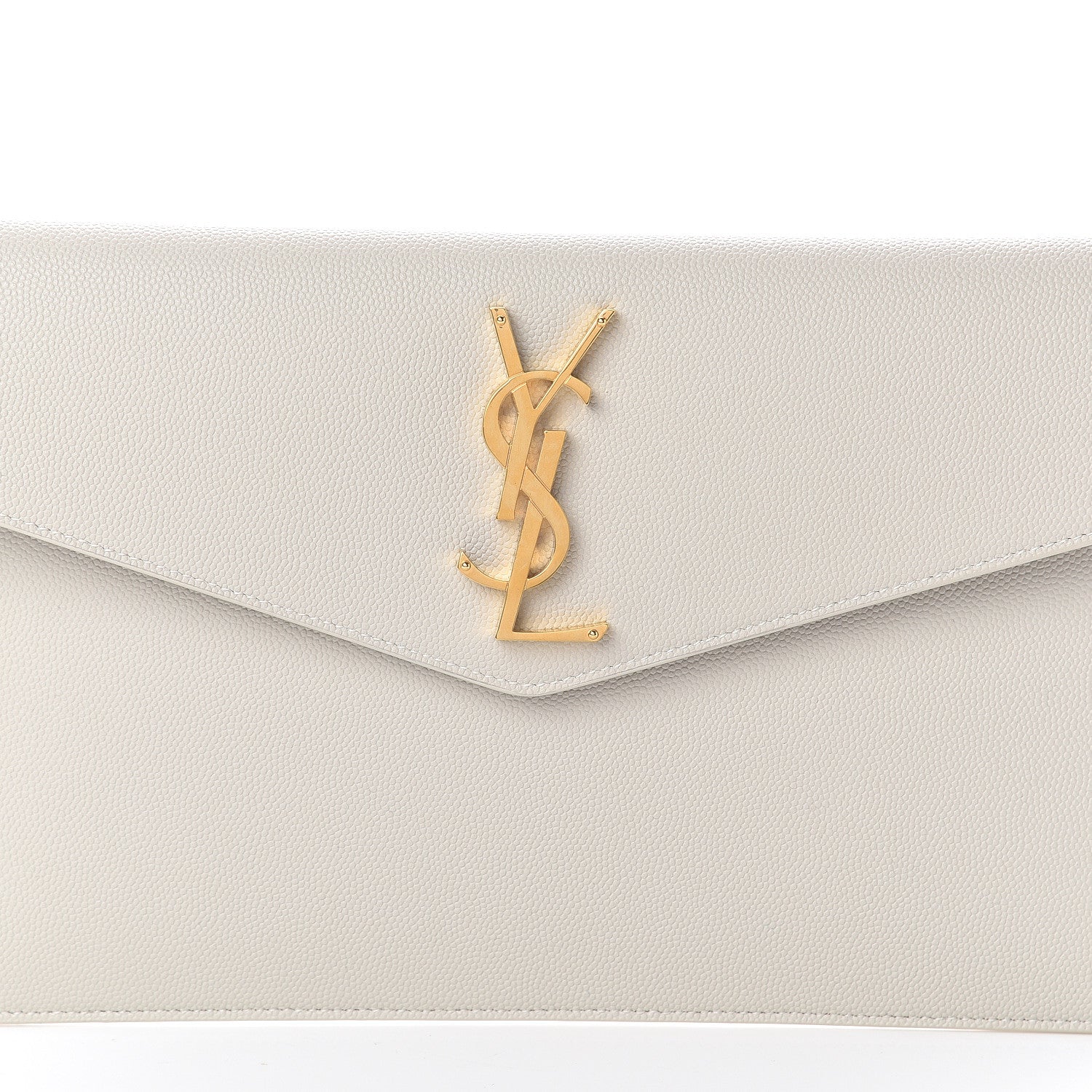 Saint Laurent Grain De Poudre Uptown Pouch Crema Soft 6 of 6