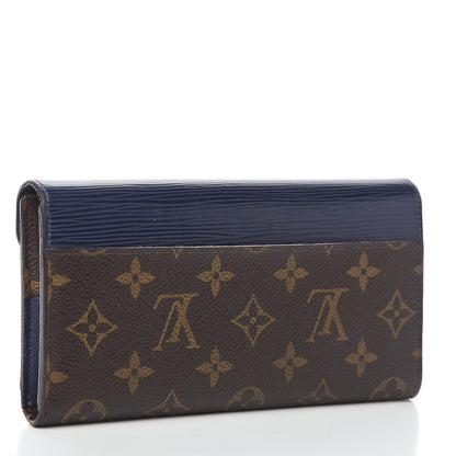 Louis Vuitton Monogram Epi Marie-Lou Long Wallet Indigo 2 of 10
