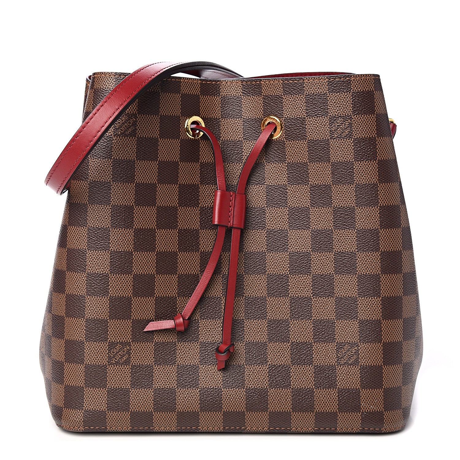 Louis Vuitton Damier Ebene Neonoe MM Cherry Berry 1 of 8