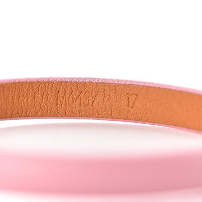 Louis Vuitton Calfskin Yummy LV Bracelet 17 Pink 6 of 7