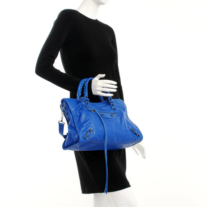 Balenciaga Agneau Classic Hardware City Bleu Lazuli 3 of 13