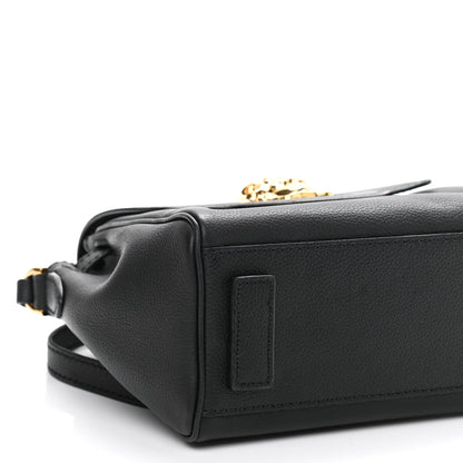 Versace Grained Calfskin Small La Medusa Top Handle Bag Black 9 of 12