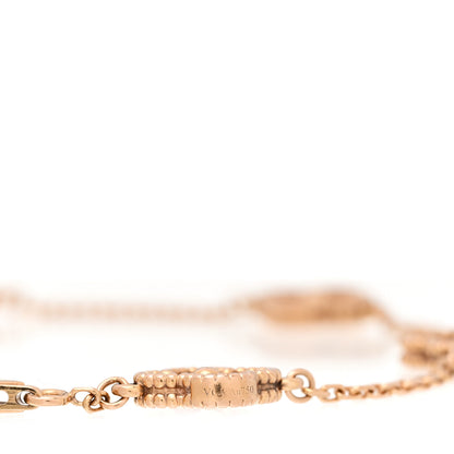 Van Cleef & Arpels 18K Rose Gold 6 Motifs Sweet Alhambra Bracelet 3 of 4