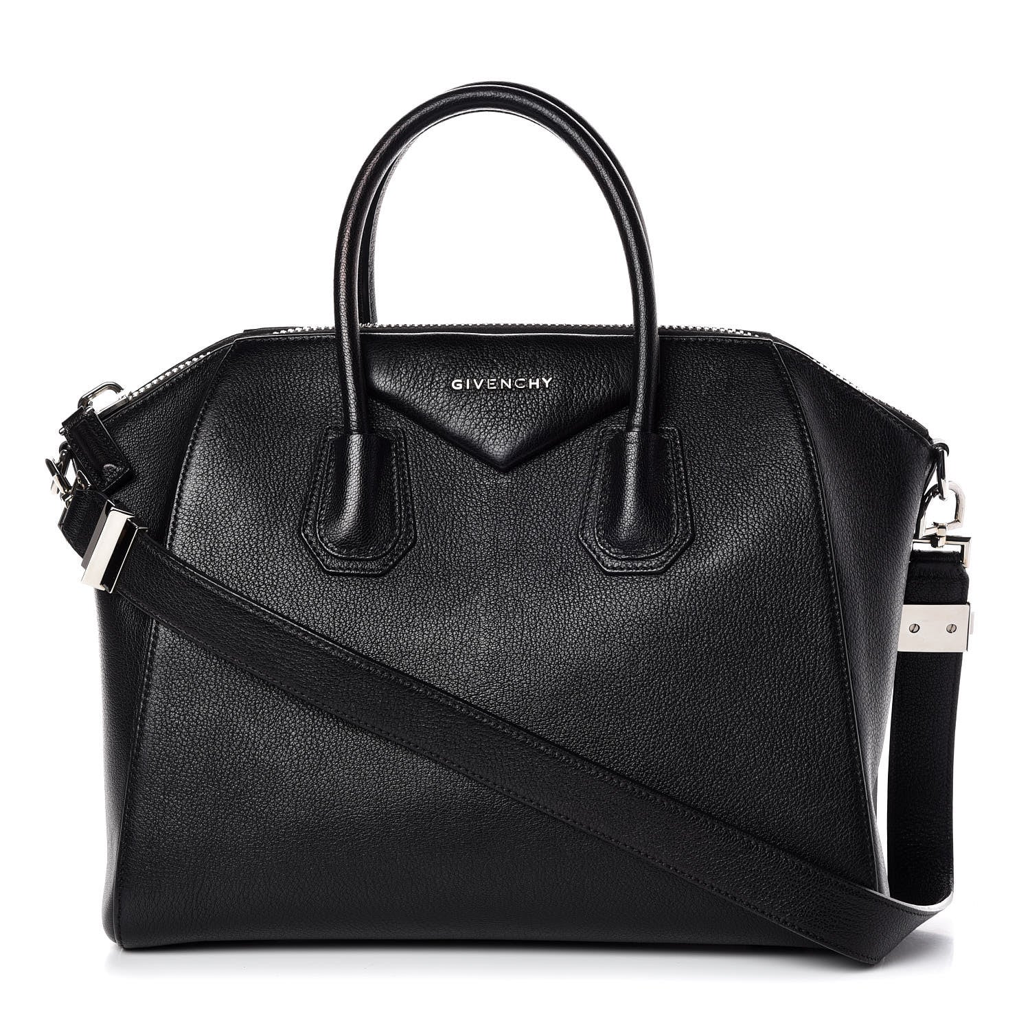 Givenchy Sugar Goatskin Medium Antigona Black 1 of 11