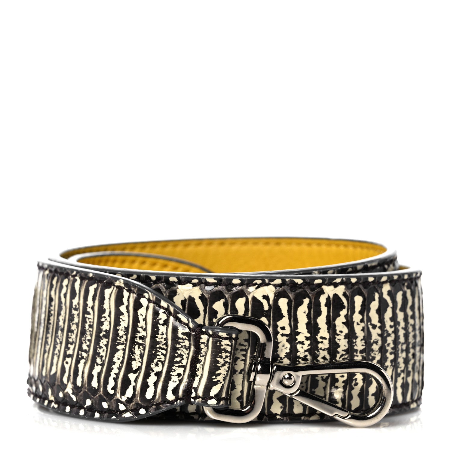 Fendi Elaphe Strap You Yellow 1 of 7
