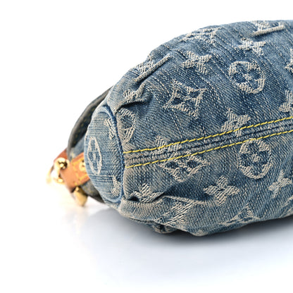 Louis Vuitton Monogram Denim Mini Pleaty Blue 8 of 14