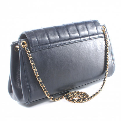 Chanel Lambskin Chocolate Bar Accordion Mademoiselle Black 3 of 7