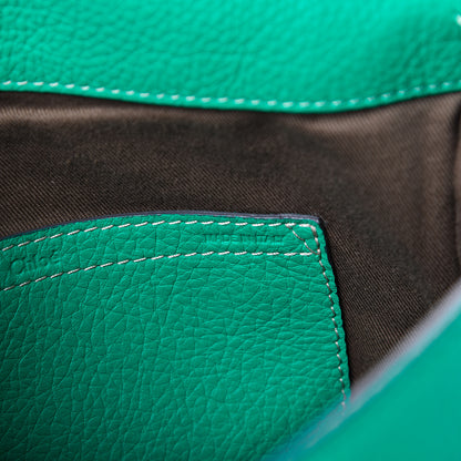 Chloe Grained Calfskin Medium Marcie Saddle Bag Jade 6 of 11